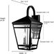 Seager 2 Light 20.25 inch Textured Black Outdoor Wall Sconce